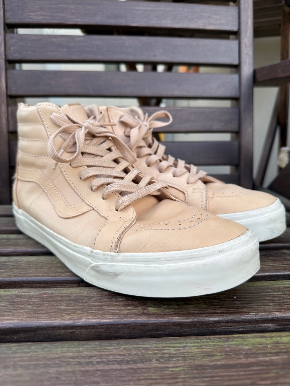 Vans Vegetable tanned SK8 Hi zip Sneakers